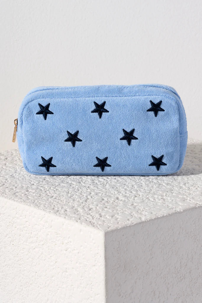 Sol Stars Zip Pouch, Sky