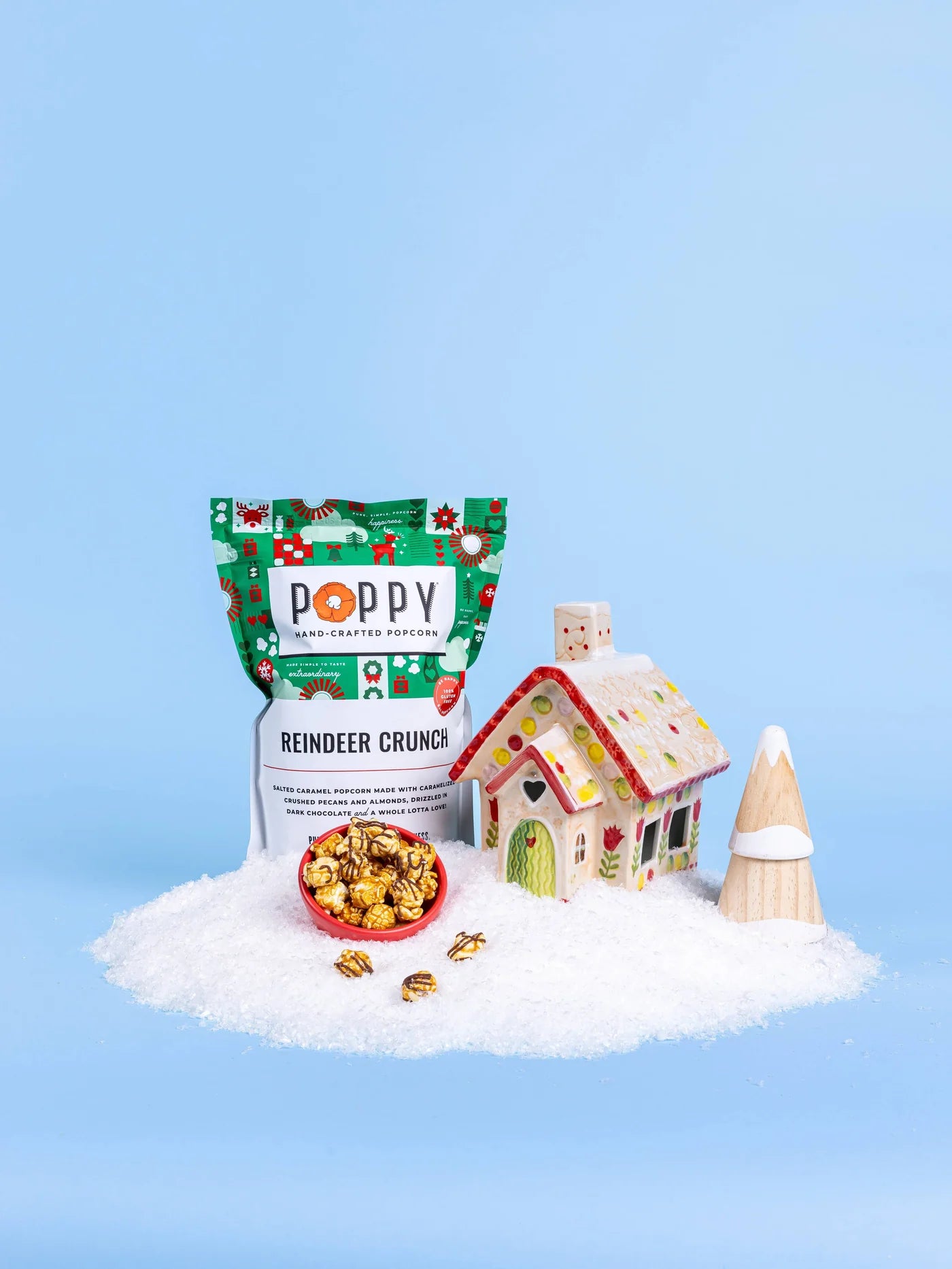 Poppy Reindeer Crunch Popcorn