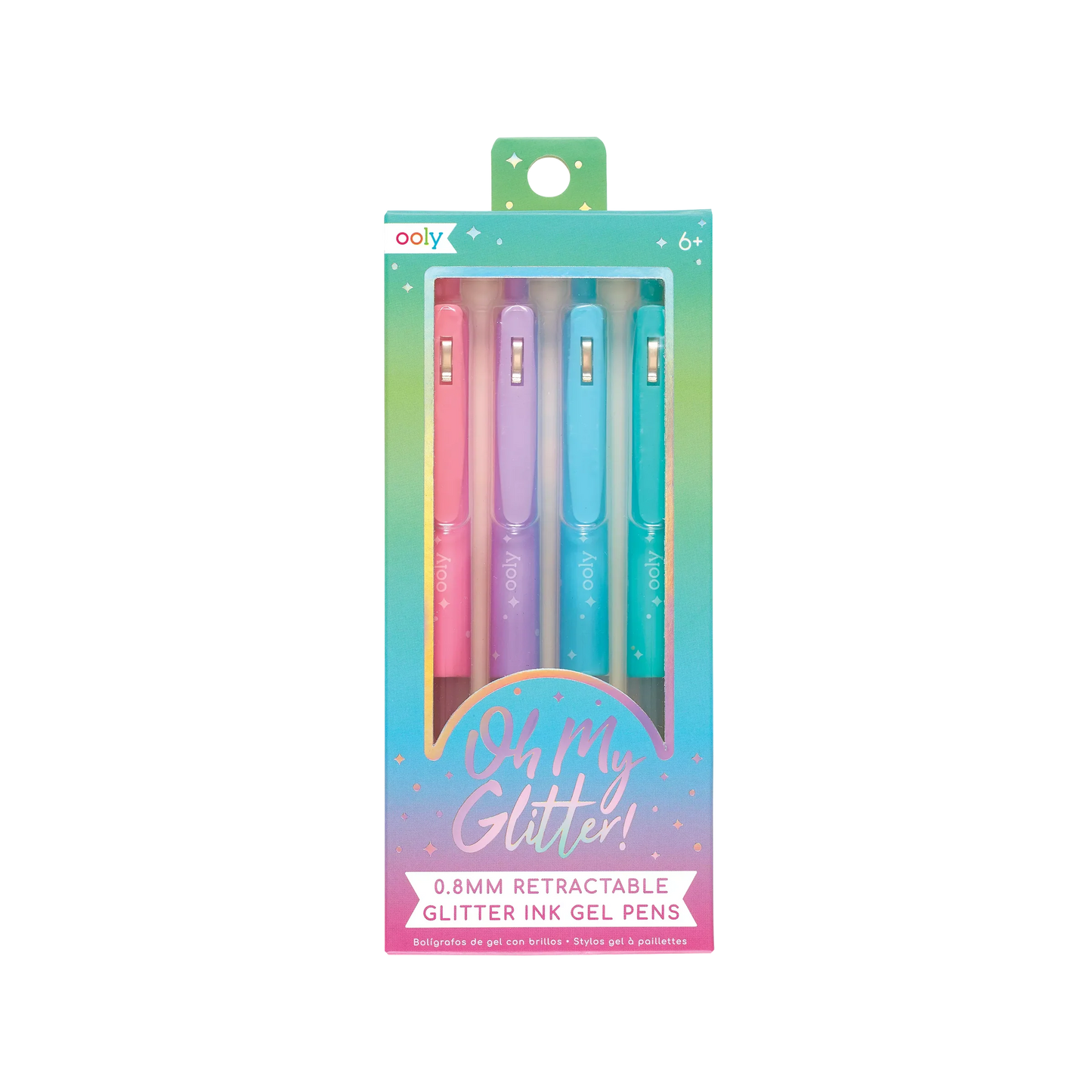 Ooly Oh My Glitter! Retractable Glitter Ink Gel Pens