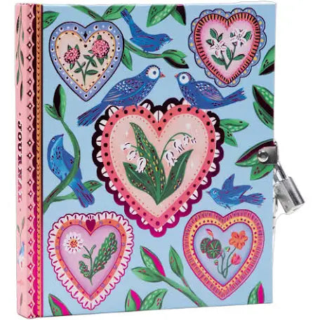 Hearts and Birds Journal