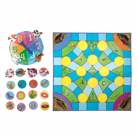 Eeboo Puppy Fuffle Shaped Board Game