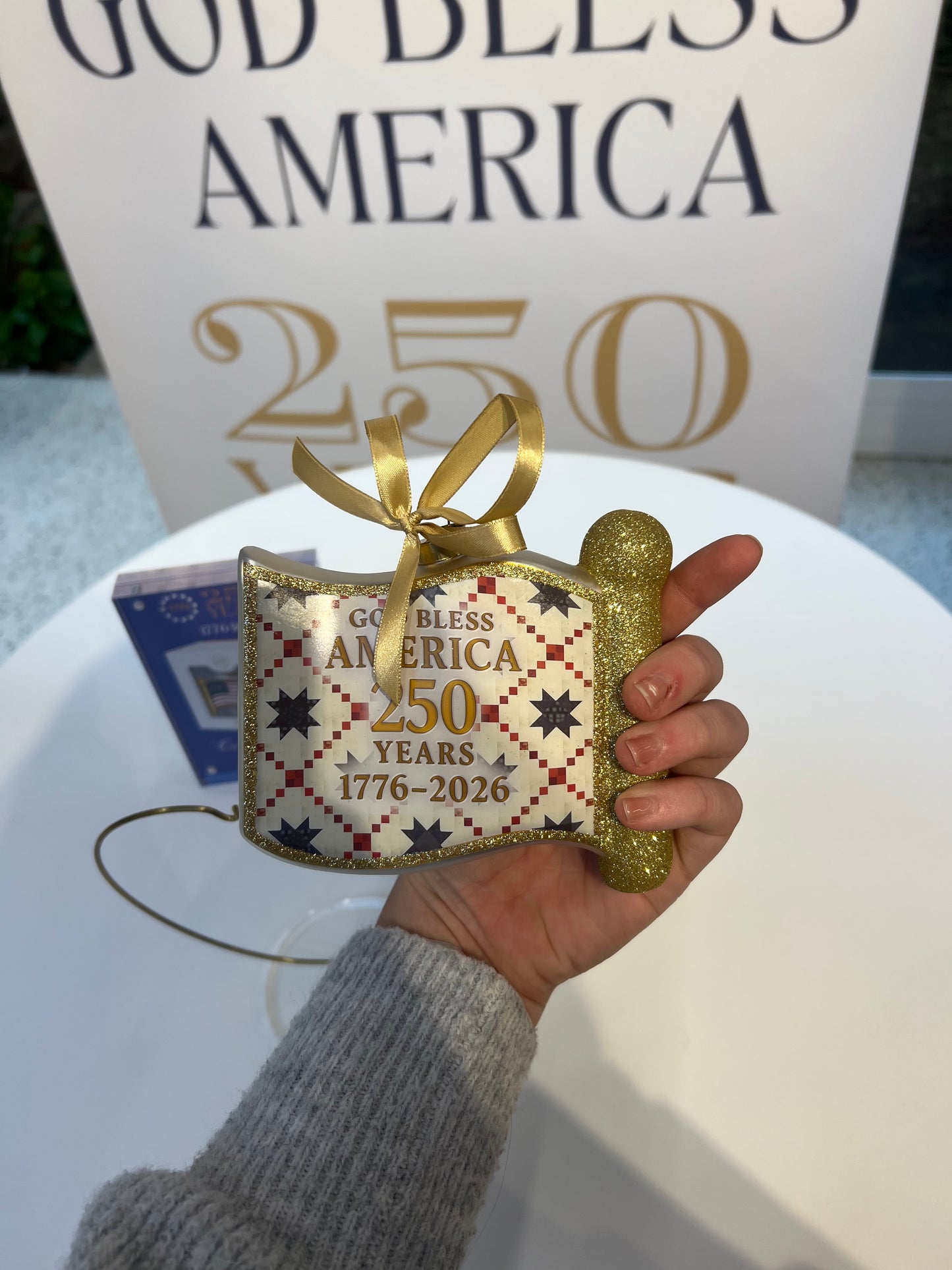 Commemorative American Ornament by Texan Christmas
