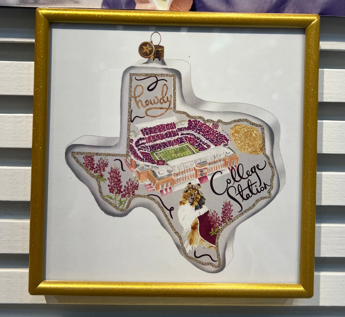 Texan Christmas City Ornaments