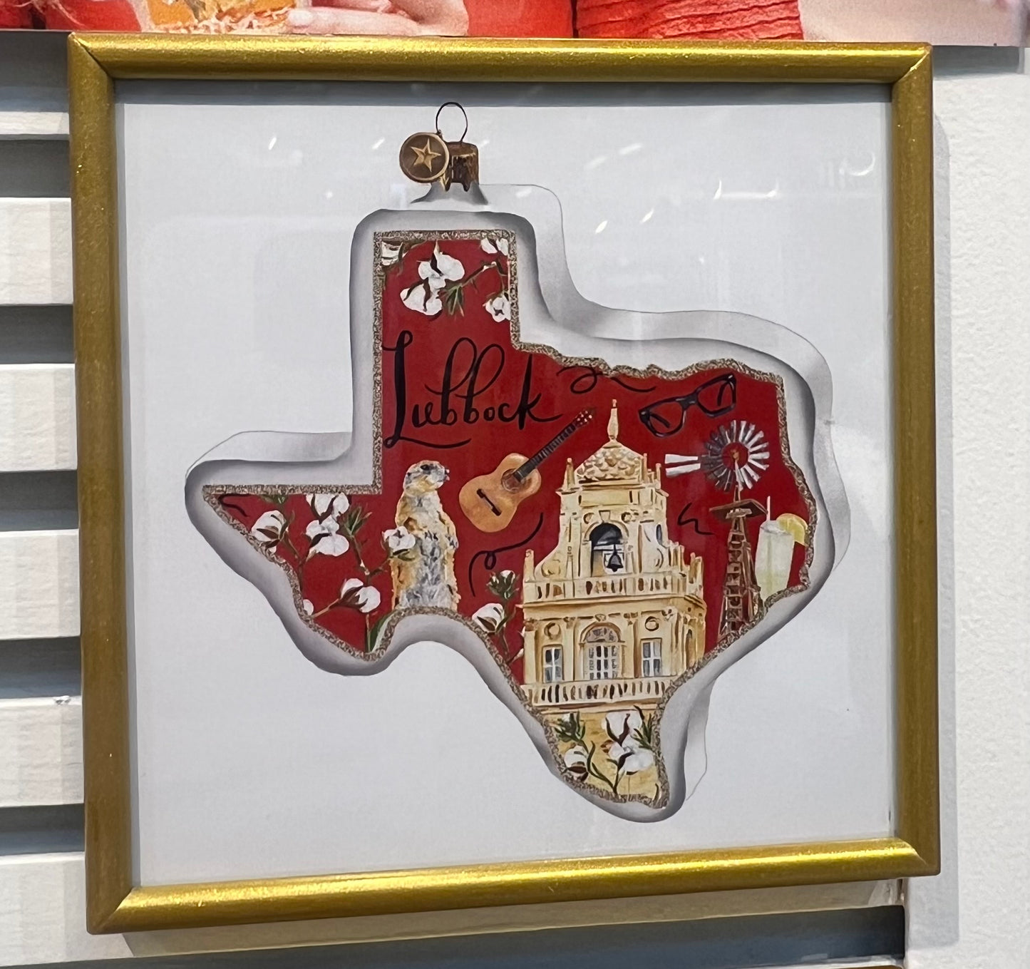 Texan Christmas City Ornaments