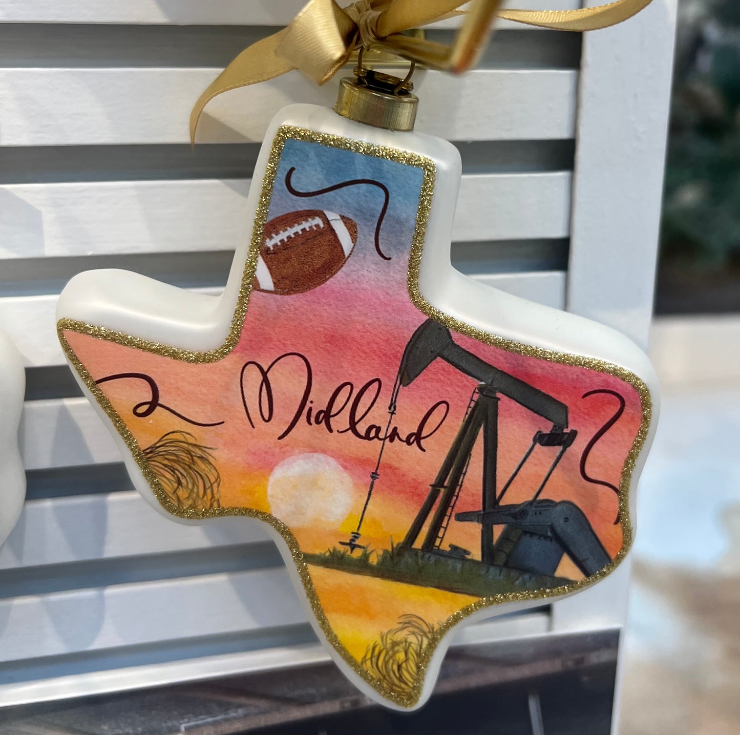 Texan Christmas City Ornaments