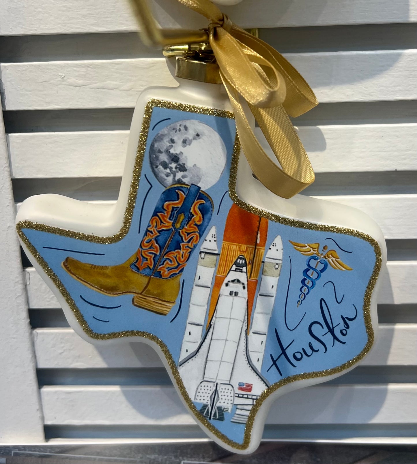 Texan Christmas City Ornaments