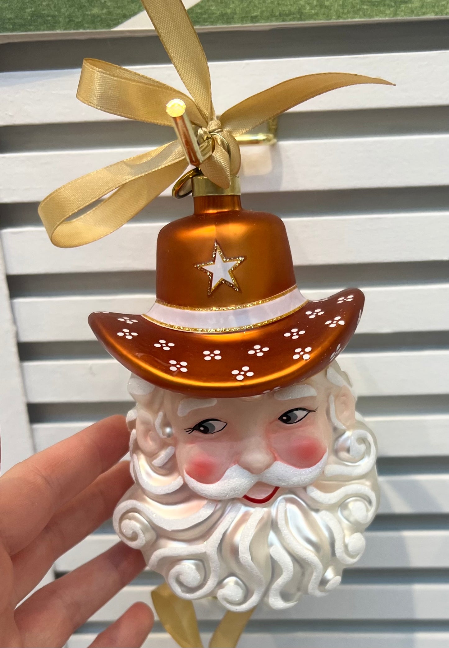 Texan Christmas Gameday Santa