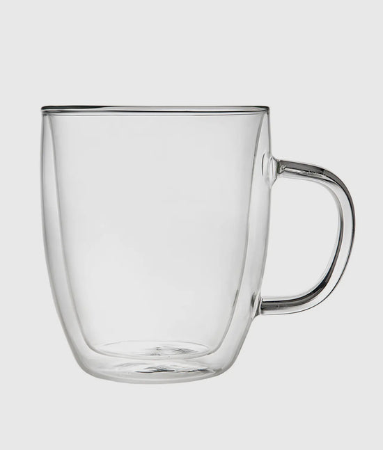 Double Walled Glass Coffee Mug