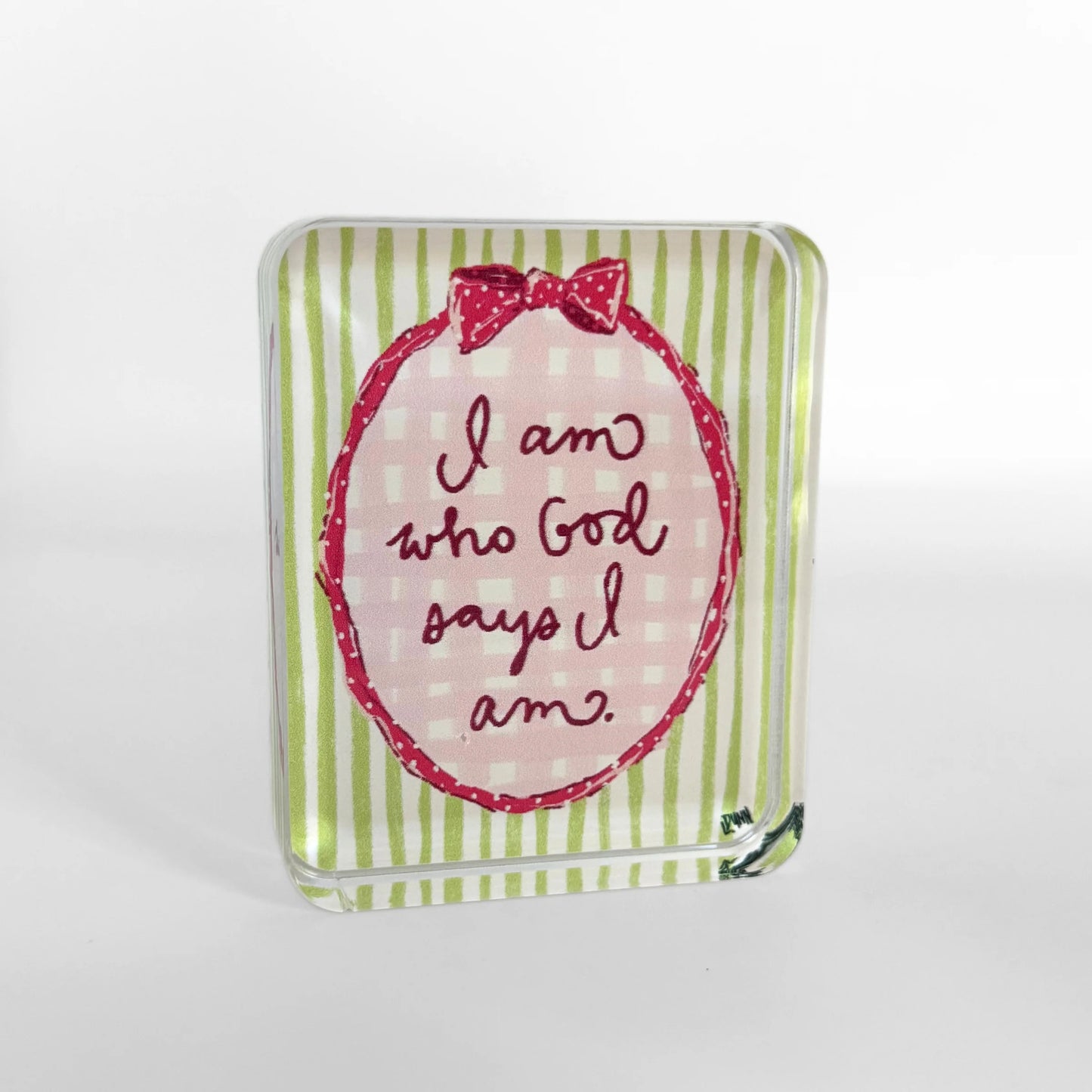 I am Who God Says I am Block