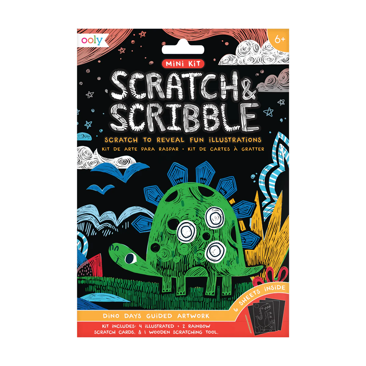 Scratch & Scrubble Mini Kit Dino