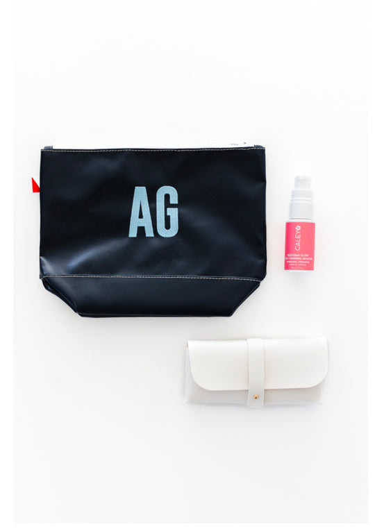 Monogrammed Pouch Collab