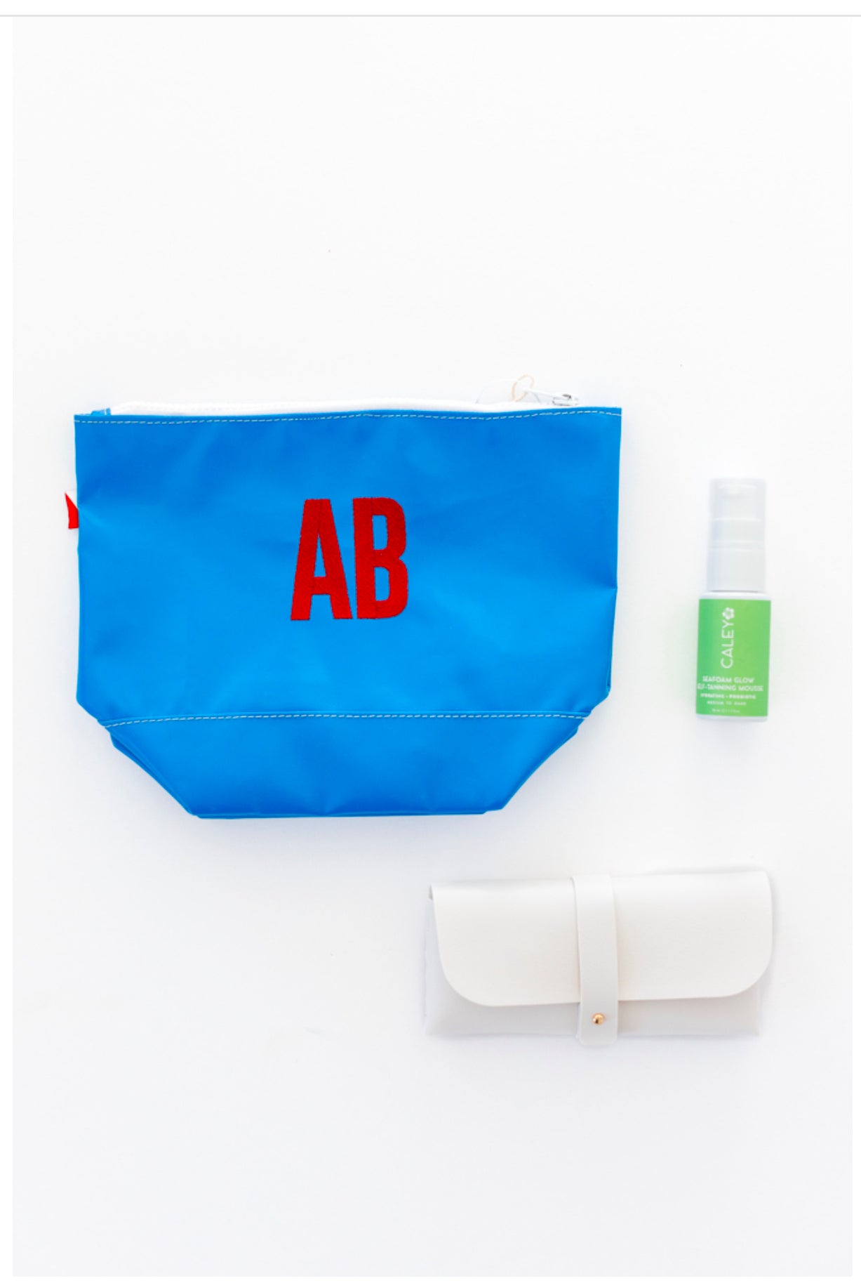 Monogrammed Pouch Collab