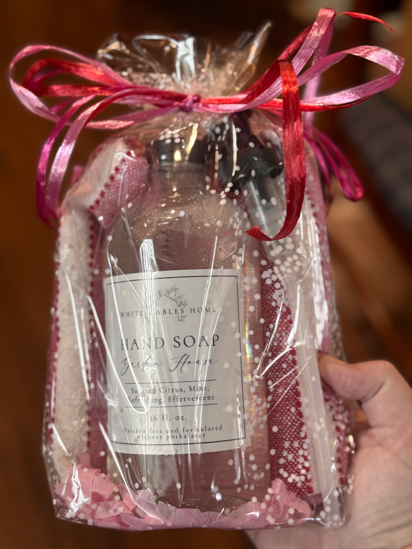 Valentine’s Hand soap & Towel gift set