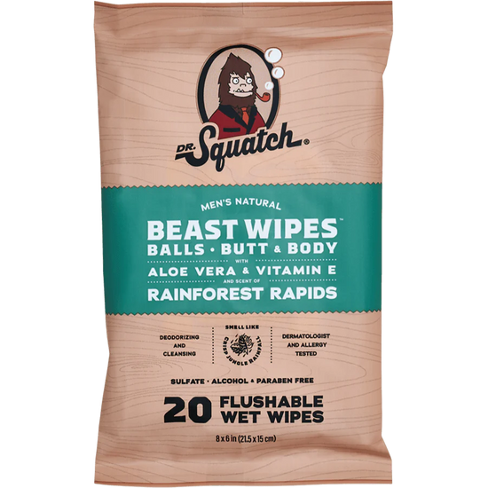 Dr. Squatch Beast Wipes