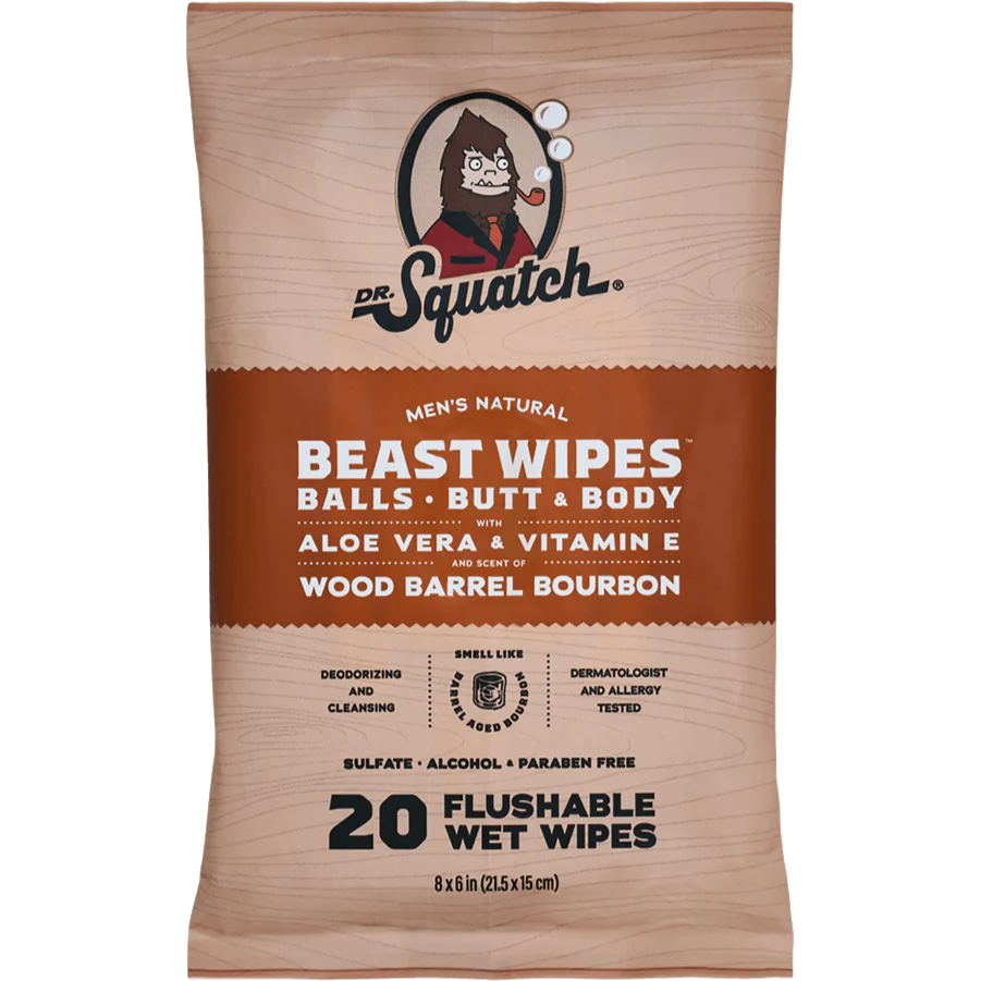 Dr. Squatch Beast Wipes