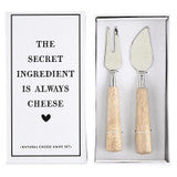 Secret Ingredient Cheese Knives - Set of 2