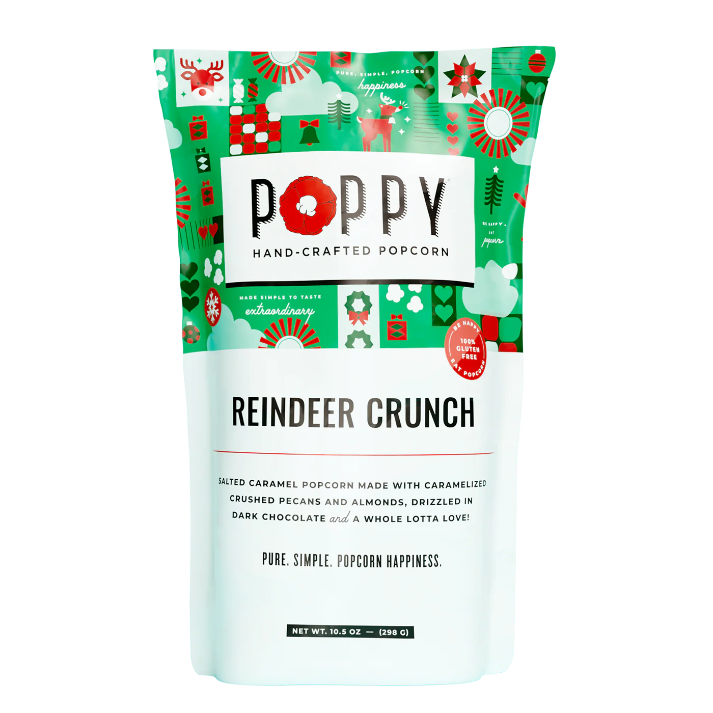 Poppy Reindeer Crunch Popcorn