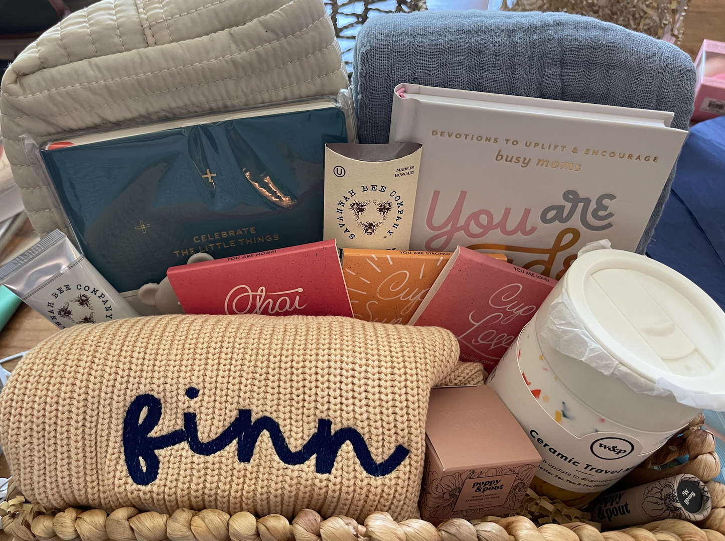 Custom Mom & Baby Basket, Personalized