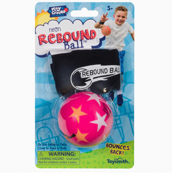 Playground Classics Neon Rebound Ball, Assorted Colors