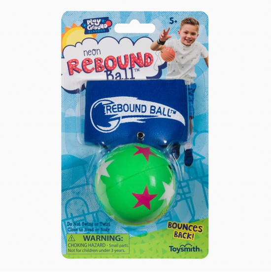 Playground Classics Neon Rebound Ball, Assorted Colors