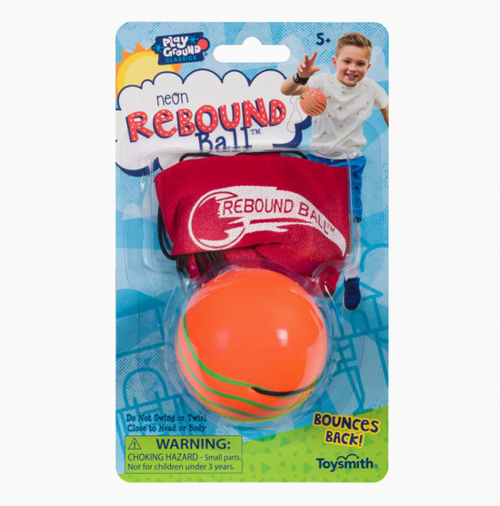 Playground Classics Neon Rebound Ball, Assorted Colors