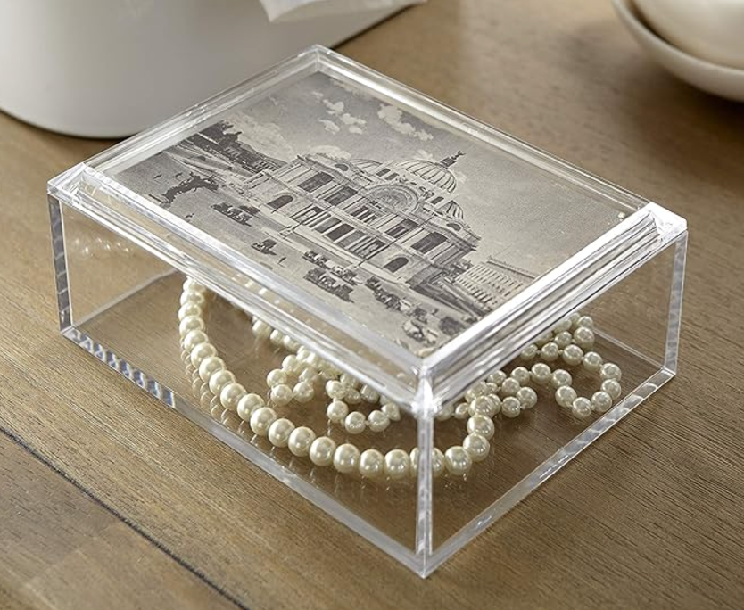 Acrylic 5x7" Photo/Jewelry Box